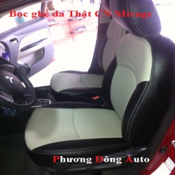 Phương đông Auto Bọc ghế da thật cn Mitsubishi Mirage 2015 | Bọc ghế da Thật CN l1
